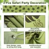 Moukeren 3 Pcs 36 ft Rainforest Palm Leaves Decorations for