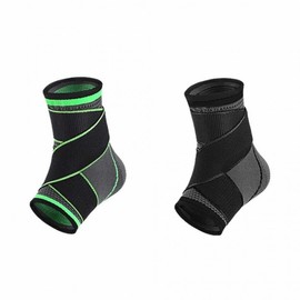 Ankle Compression Bandage Support Taping Ankle Taping Band 3-Ankle Taping-Green L 2ea