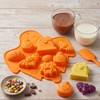 YIMINGMOLD 8 Cavity Ghost Halloween Silicone Candy Molds