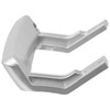 SPARES2GO 2 x Universal Fridge Freezer Door Handles Silver