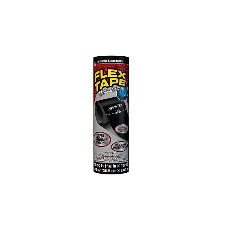 Flex Tape Black 12X10'