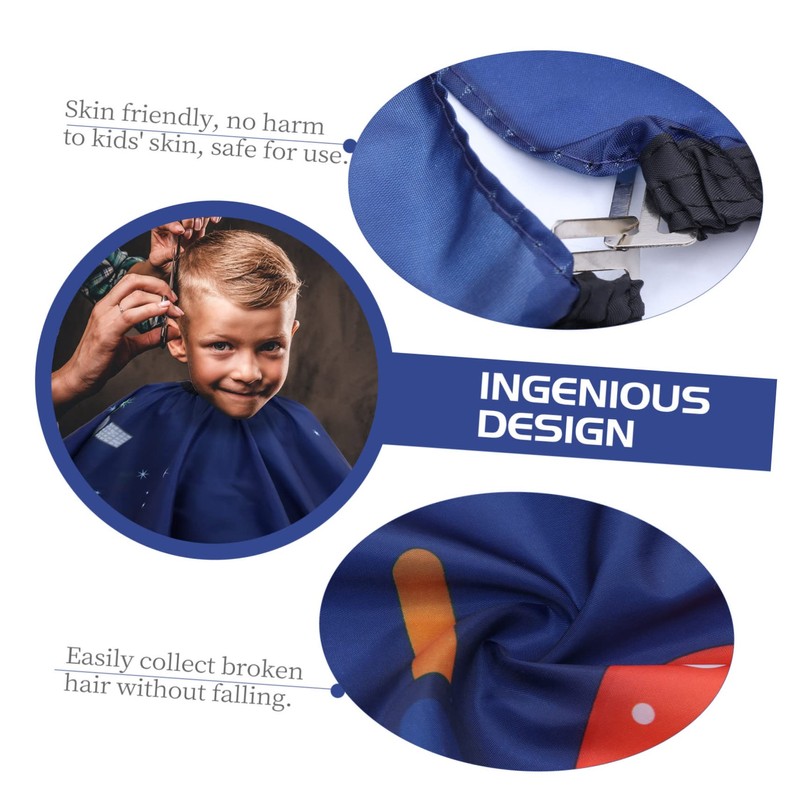 LALAFINA Professional Barber Styling Salon Cloak Kids Haircut Cape Hair