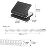 QWORK® 10 Holes Binder for Planners, Suitable for A4/B5/A5 Paper,