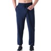 Zoulee Men's Zipper Fly Track Pants Drawstring Sweatpants Jogger Pants