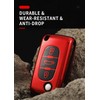 KUNIO Car Key Protective Case Fits Peugeot 207 307 407