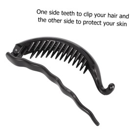 Vaguelly 4Pcs Large Dolphin Hair Claw Clips for Women Smooth Surface Durable Design for Thick Hair Vertical Horizontal Styling