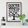 A Monochrome Tree No.3 Framed Print for Living Room Bedroom