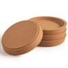ionEgg Cork Coasters, Etra Thick with Rising Rim Reusable Absorbent