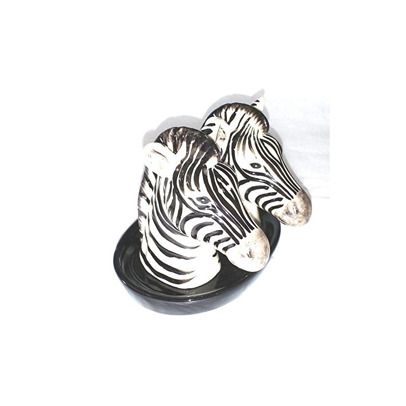 Ceramic Salt and Pepper Shaker Set, Animal Design, Fauna, Approx.