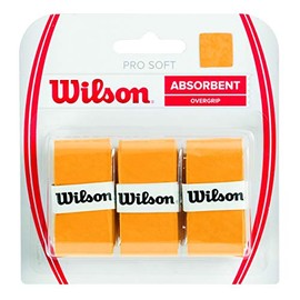 Wilson Overgrip, Pro Soft Overgrip, Unisex, Gold, Pack of 3, WRZ4040GO