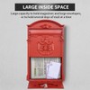 Yoocabinet Wall Mount Mailbox, Large Capacity Mailbox for Outside,Aluminum and