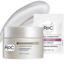 RoC Derm Correxion Crema para el cuello con ácido hialurónico + Retinol avanzado para tensar y levantar visiblemente las líneas horizontales del cuell