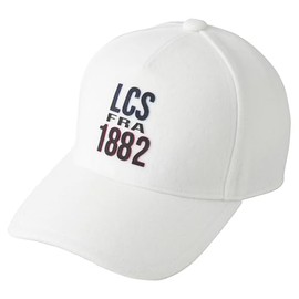 Cox Sportif LG4FCP05M Men's Cap, 3D Marking, Simple, Adjustable, Sporty Hat, Golf, WH00 (white)