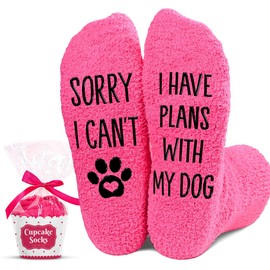 VICRAZY Dog Mom Socks for Women - Dog Lover Gifts for Her - Funny Dog Gifts - Perfect for Moms, Wives, and Grandmas - Adorable Dog-Themed Stuff, Dog Stocking Stuffers for Women