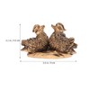 Chinese Mandarin Love Birds Statue Decorative Mandarin Feng Shui Mandarin