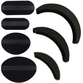 AFCJLTO Pack of 7 Sponge Volume Hair Base Set Bump It Up Inserts Styling Tool Combs Clips Accessories Hair Clip Puff Hair Clip Hair Volume Insert for Women and Girls