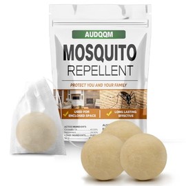 AUDQQM Mosquito Repellent Outdoor Patio, Mosquito Repellent Balls, Mosquitoes Deterrent for Yard-3P