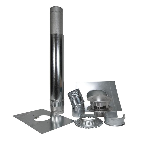 Mr. Heater F102848 4 Inch Vertical Vent Kit for Big