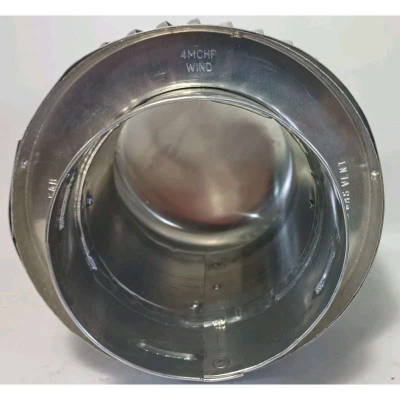 METAL-FAB 4" B Vent Cap Roof Exhaust Vent Gas HVAC