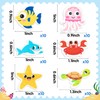 Yopyame 60Pcs Ocean Animals Mini Erasers for Kids Bulk Assorted