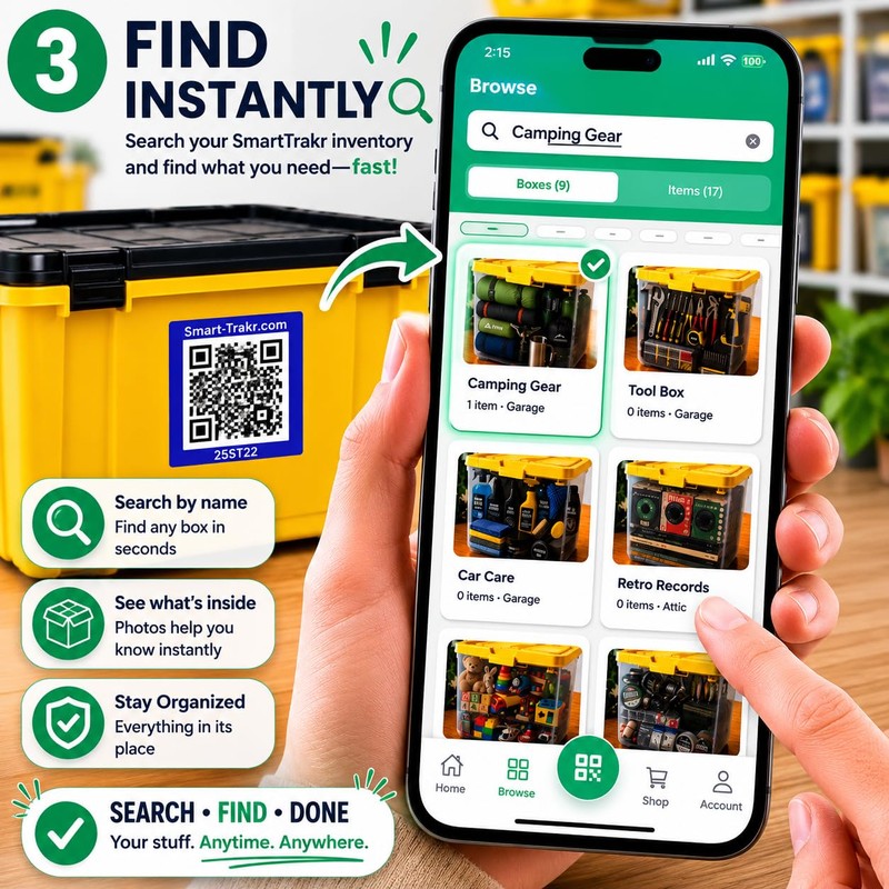 Smart QR Code Labels – 48 Pack | Waterproof, Tearproof