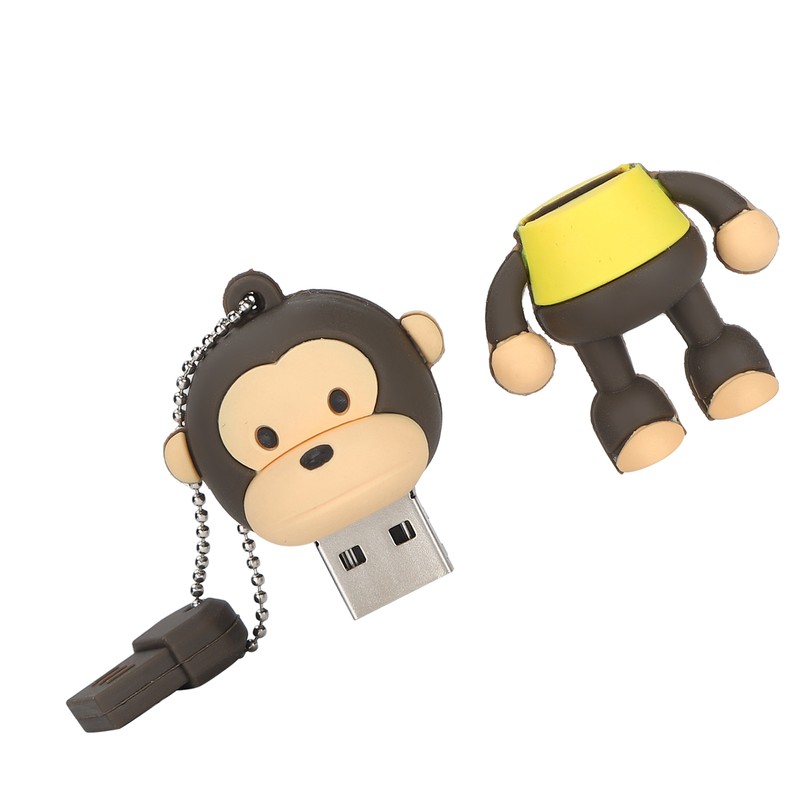 USB Flash Drive Interesting Cartoon Monkey Portable Storage Memory Stick