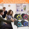 MAYJOY Desktop 3D Printer Filament Storage Rack, 2-Tier Metal