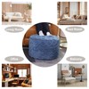 Stuffed Pouf Ottoman High Density Foam Filler Plush Fiber Poufs