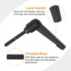 sourcing map 3Pcs M5 x 40mm Adjustable Knobs Handle Male