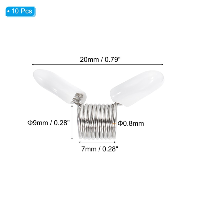 PATIKIL Bead Stopper for Jewelry Making, 10 Pcs 22mm Spring