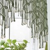 M MANUAL Macrame Valance Curtain for Kichen Windows 33.46x37.4Inch Farmhouse