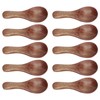 10pcs Small Wooden Spoons Cooking Condiments Spoons for Kitchen Seasoning