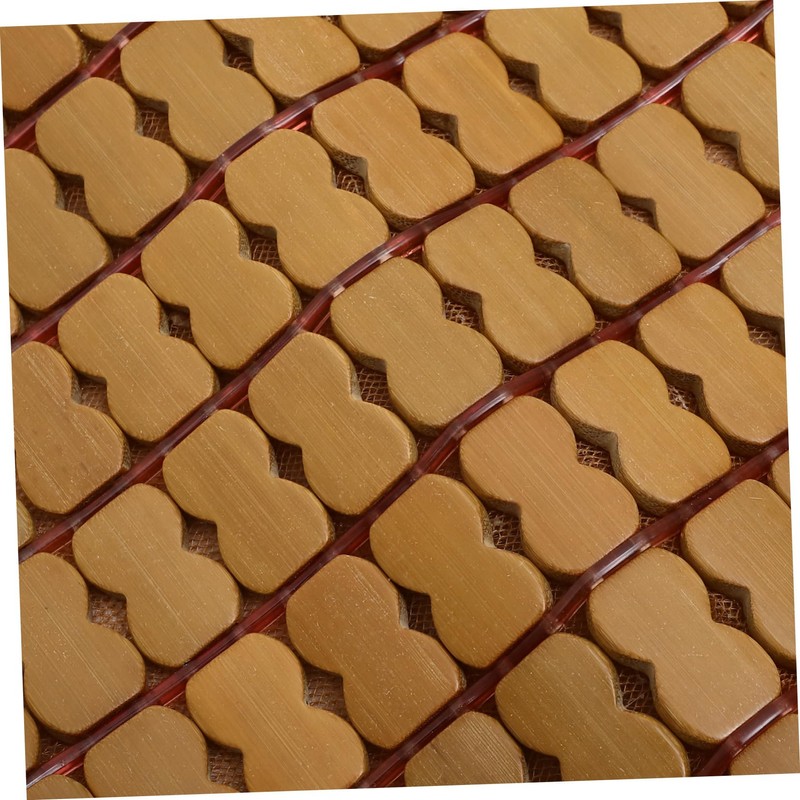 LALAFINA Cooling Sofa Mat Bamboo Sauna Mat Non-skid Backing for
