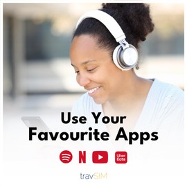 travSIM Switzerland SIM Card | 10GB Data SIM - 15 Days Plan Time | SIM Card Switzerland Offers Unlimited Internet Access for Google, Facebook, WhatsApp, Instagram and More