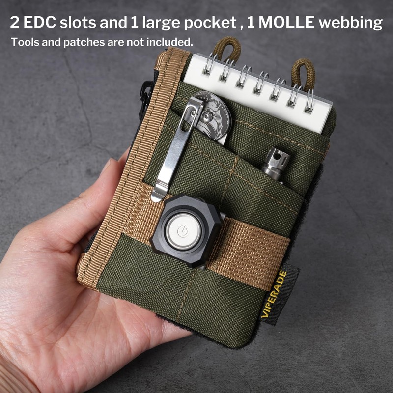 VIPERADE VE18-S Small EDC Pouch Tool Organizer,Multifunction Small Tools Pouch