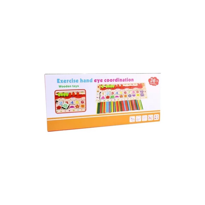 Tablero Apilable Didactico Montessori Para Desarrollo Peques
