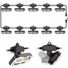 100ft LED Construction String Lights,Super Bright 15000lm 150w Adjuest 90&180