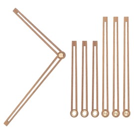 PATIKIL Replacement Clock Hands Kit, 4 Set Wooden Mechanism Movement Hands Parts Replacement for 16 Inch Wall Clock Repair DIY Home Art Decor, D2