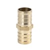 X AUTOHAUX 25mm Brass Barb Hose Fitting Straight Connector Adaptor