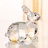Crystal Bunny Rabbit Animal Collectable Figurine Cute Figurine Birthday Gifts