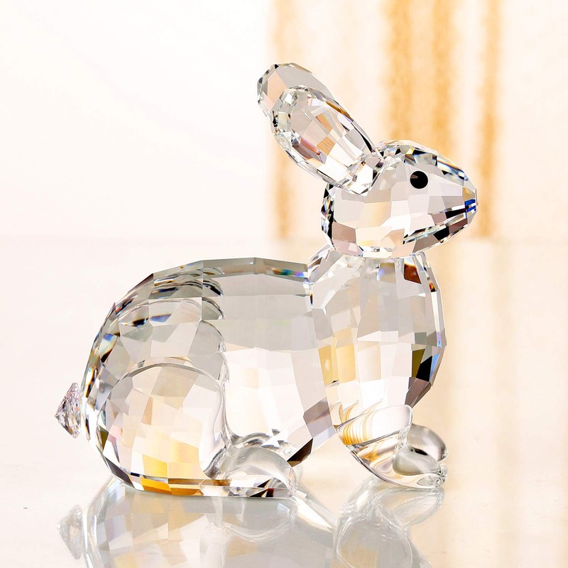 Crystal Bunny Rabbit Animal Collectable Figurine Cute Figurine Birthday Gifts