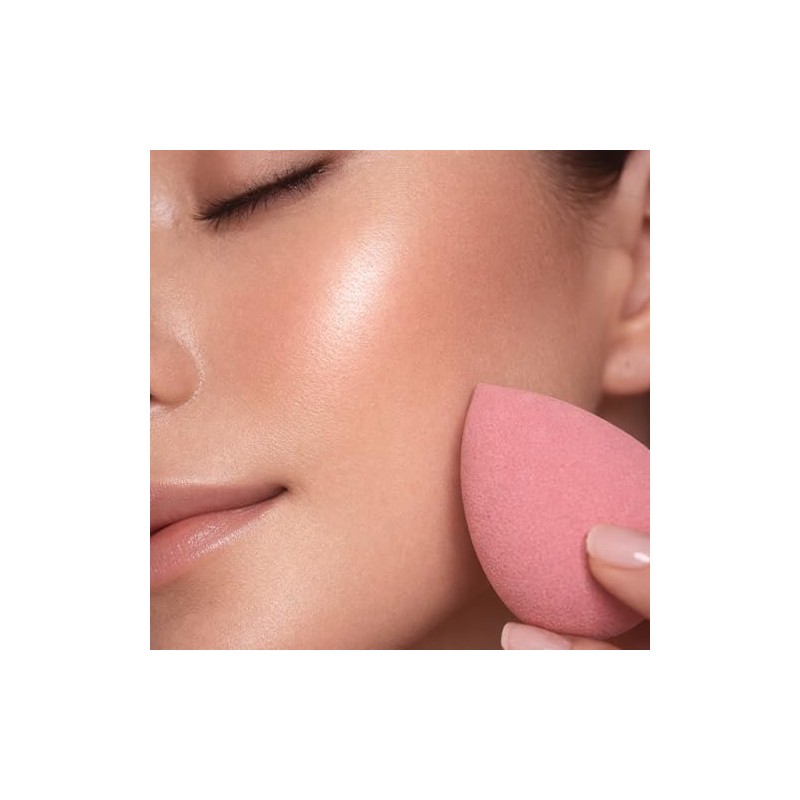 Set de 10 Esponjas de Maquillaje en Frasco Reutilizable –