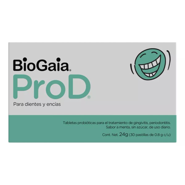 Biogaia Prod Menta 30 Tabletas Refrescantes