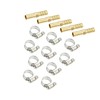 INFINAUTO 1 Set 8mm Copper Hose Barb Fitting Connector with
