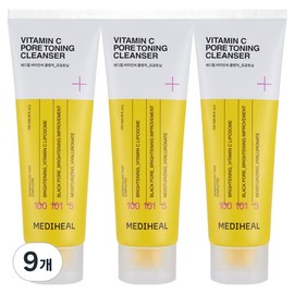Mediheal Pore Toning Vitamin C Cleansing Foam, 120ml, 9 pieces / 메디힐 모공토닝 비타민씨 클렌징폼, 120ml, 9개