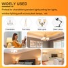 LFLAMPON E12 Bulb Dimmable 12 Watt Light Bulbs, 120W 150W