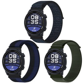 OUTPUTBT Nylon Uhrenarmbänder 20mm für Coros Pace 2/Apex 2/Apex 42mm Armband Elastisch Sport Ersatzarmband für Damen Herren