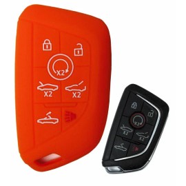 Thejacketstore.com Keyless Entry Key Fob Rubber Cover C8 Corvette Remote 2025 2024 2023 2022 2021
