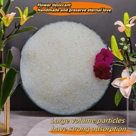 Handauray Silica Gel for Flower Drying - Preserve Freshness Vibrant Moisture-Free Efficient, Reusable & Color-Changing Desiccant (5, Pounds)