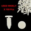 sourcingmap 100 Pcs Plastic Door Fender Push Rivets Fastener 8mm